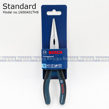 Bosch 200mm VDE & Standard Straight Long Nose Pliers 1600A02NE3 1600A02NE3 Bosch Hand Tools