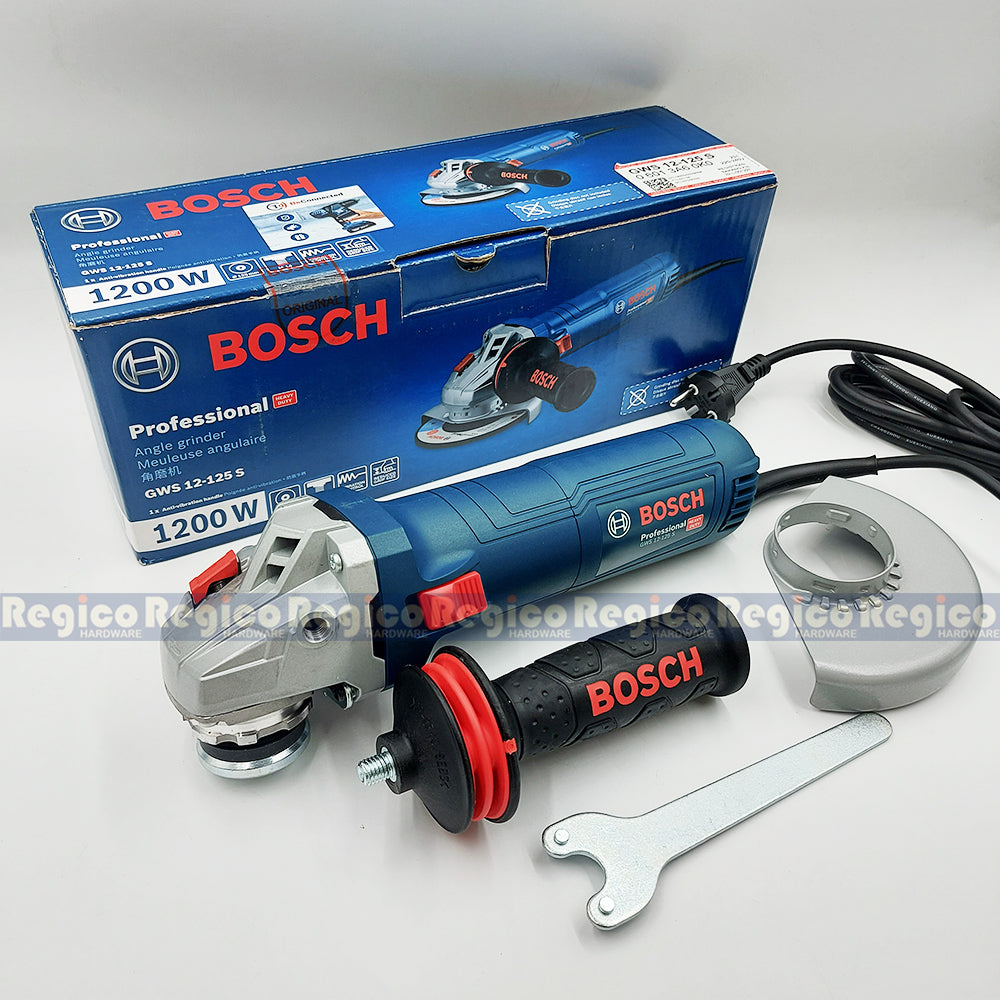 Bosch GWS 12-125S 5" Variable Speed Angle Grinder 1200W Bosch Blue Line