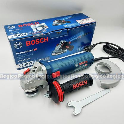 Bosch GWS 12-125S 5" Variable Speed Angle Grinder 1200W Bosch Blue Line