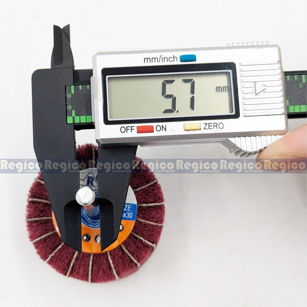 RGC Grit 60 Non-Woven Flap Wheel with Shank for Electric Cordless Hand Drill