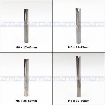 SRM 2 Flute Solid Carbide Square End Mill for Wood CNC Router Milling Cutter