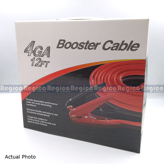 4GA Booster Cable 12ft
