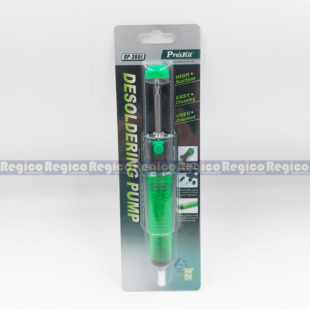 Proskit Desoldering Solder Vacuum Sucking Suction Pump Remover DP-366J
