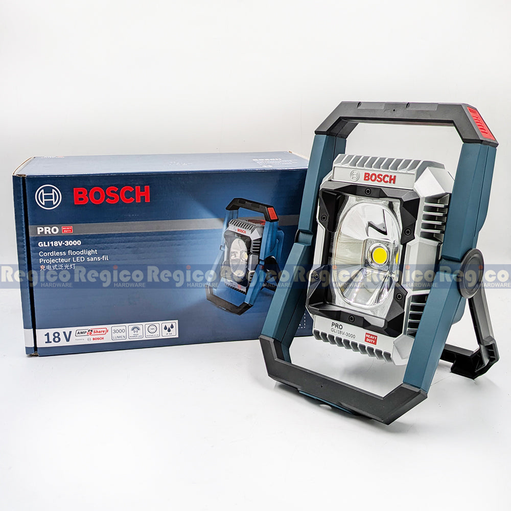 Bosch GLI 18V-3000 3000 Lumens Cordless Flood Light Bosch Cordless