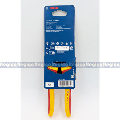 Bosch 200mm VDE High Leverage Diagonal Side Cutters (1600A02NE2)