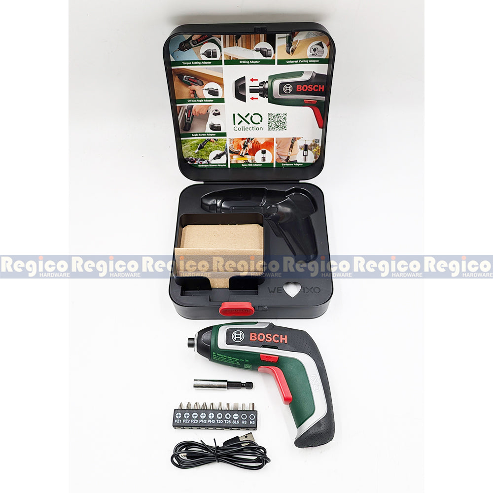 Bosch IXO 7 3.6v Cordless Screwdriver Reversible Bosch Lawn Garden