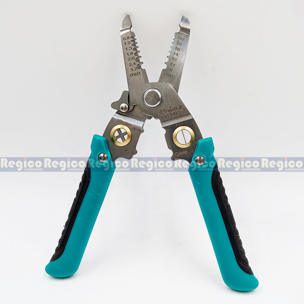 Proskit Multi-Function Clamping Stripping Cutting Winding Crimping Wire Stripper CP-406S