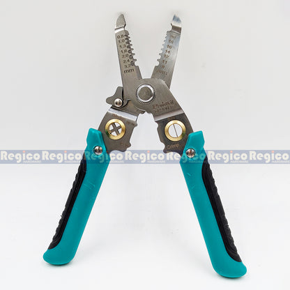 Proskit Multi-Function Clamping Stripping Cutting Winding Crimping Wire Stripper CP-406S