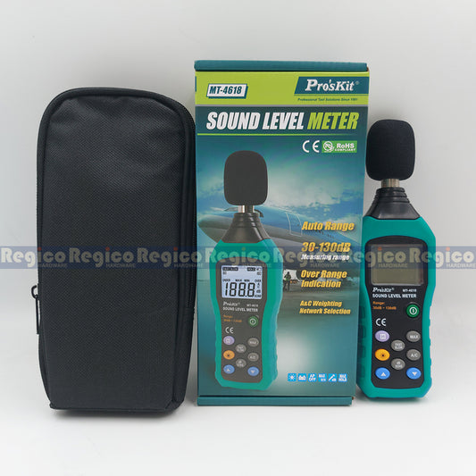 Proskit 30-130db Sound Level Decibel Noise Meter Noise Measuring Instrument Decibel Tester MT-4618