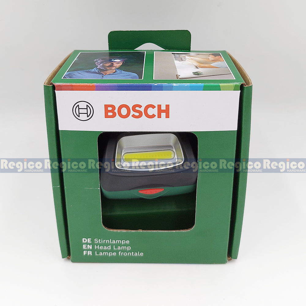 Bosch High-Visibility 190LM LED Headlamp for Camping & Hiking, New Lightweight Adjustable Outdoor Light Bosch Lawn Garden