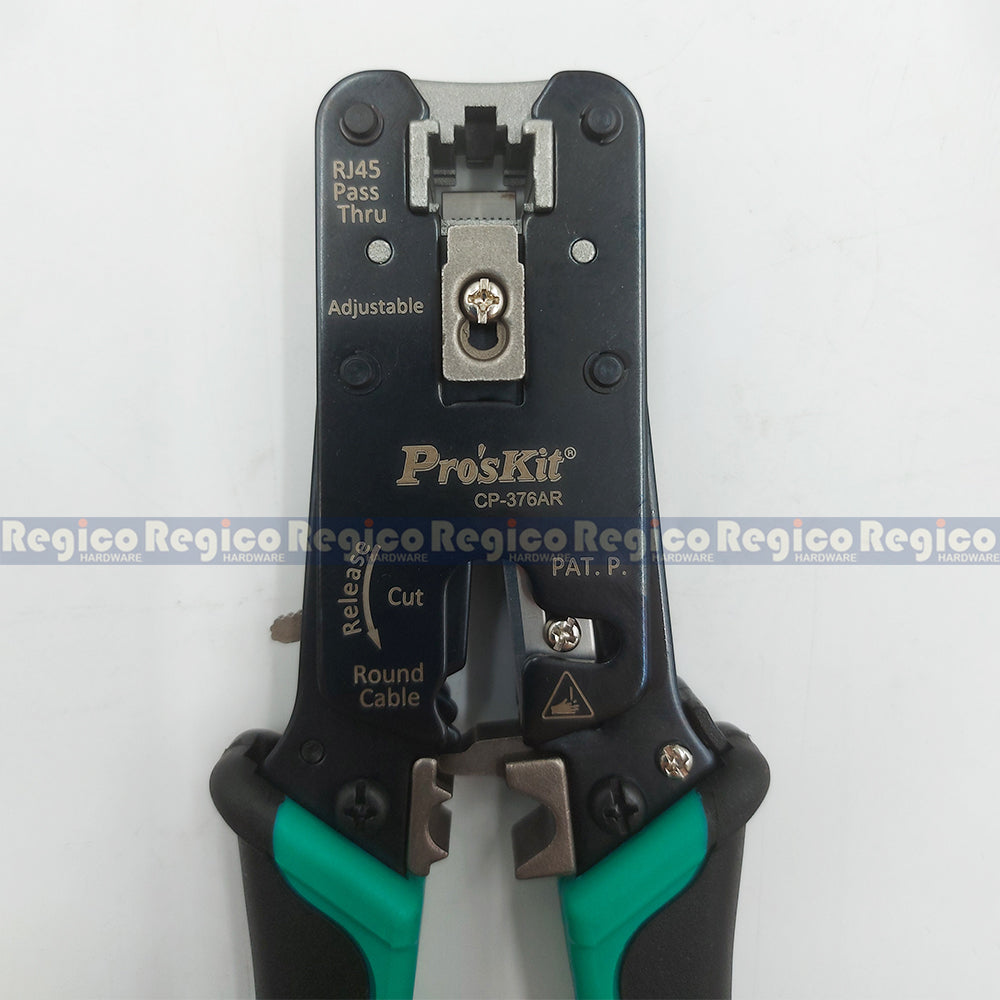 Proskit Cat 7 6 5 End Pass Through Wire Crimper CP-376AR