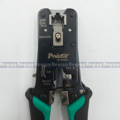 Proskit Cat 7 6 5 End Pass Through Wire Crimper CP-376AR