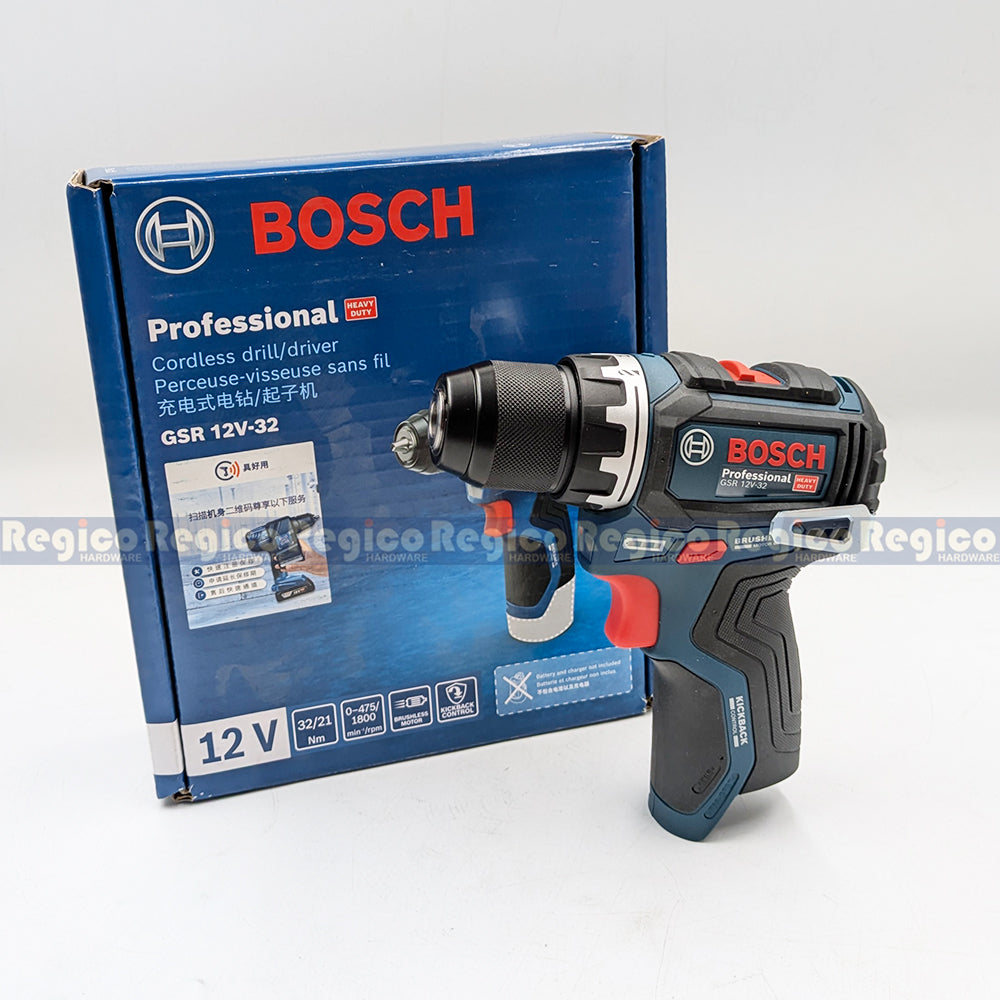 Bosch GSR 12v-32 Kickback Control 10mm Cordless Brushless Hand Drill Bosch Cordless 12v