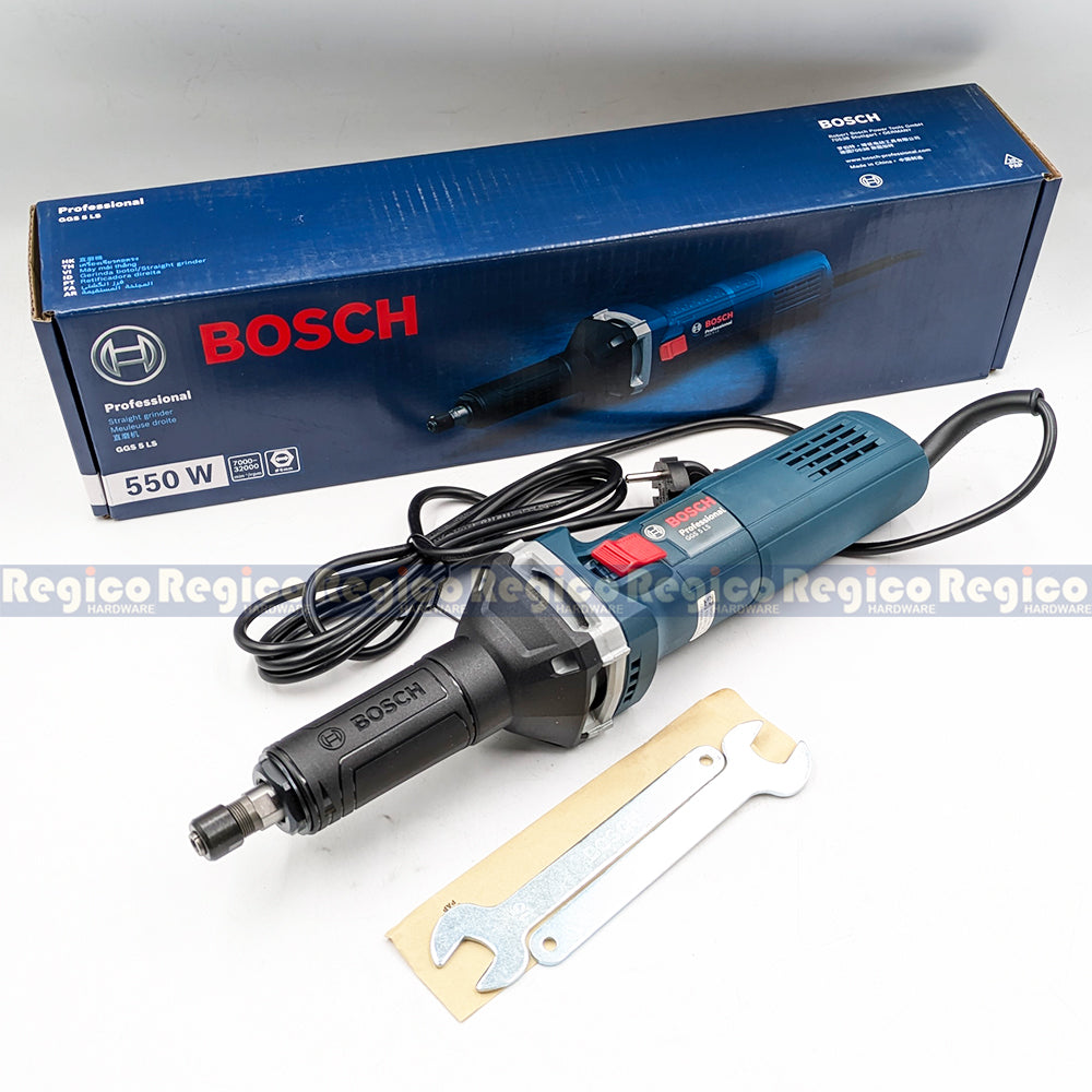 Bosch GGS 5 LS Variable Speed Straight Grinder 550W Bosch Blue Line