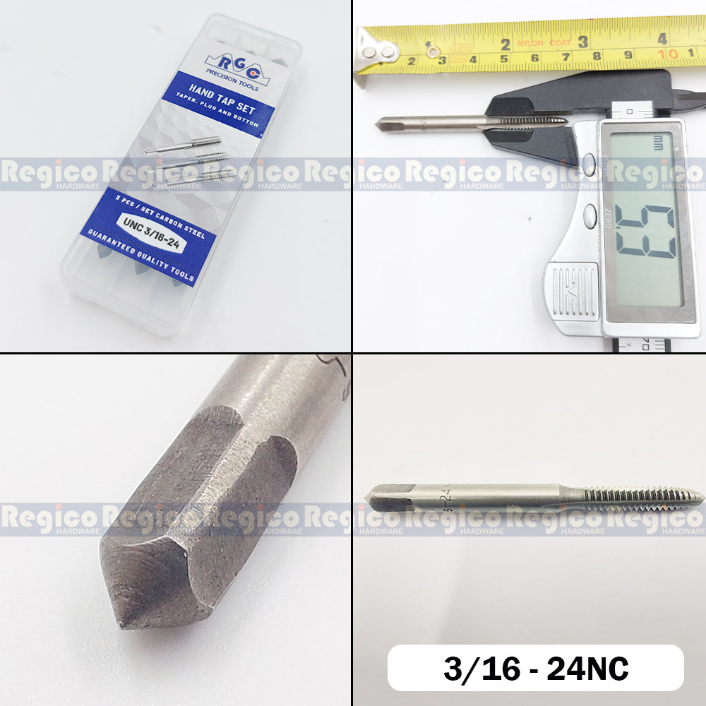 RGC Imperial Carbon Steel Threaded Hand Tap Tapping Tool