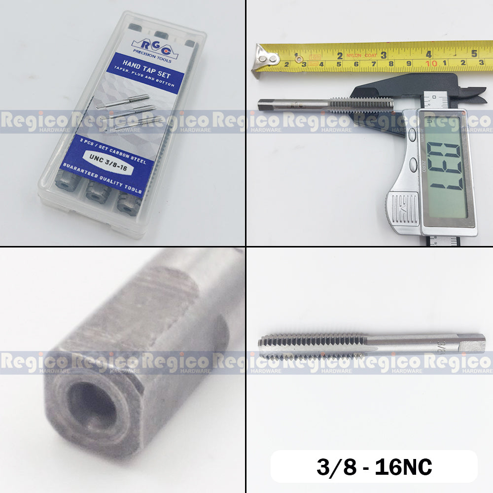 RGC Imperial Carbon Steel Threaded Hand Tap Tapping Tool