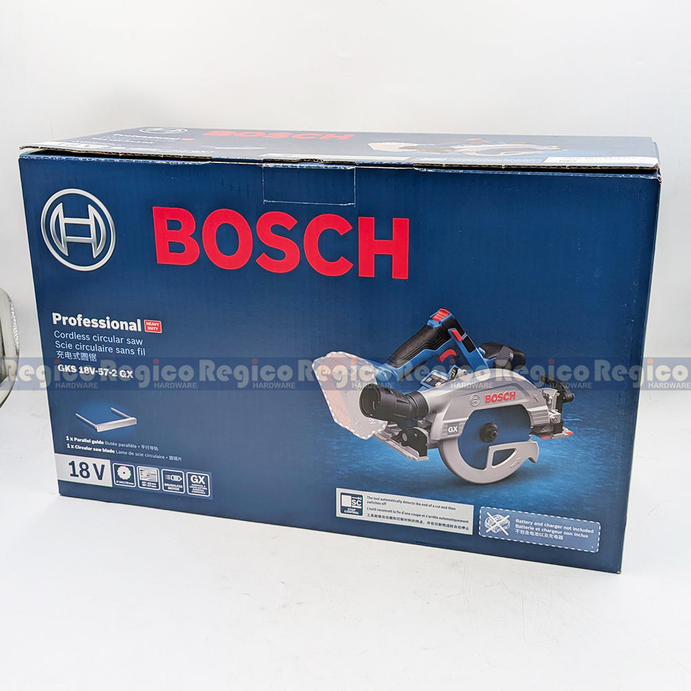 Bosch GKS 18V-57-2 GX 165mm Brushless Cordless Circular Saw Bosch Cordless