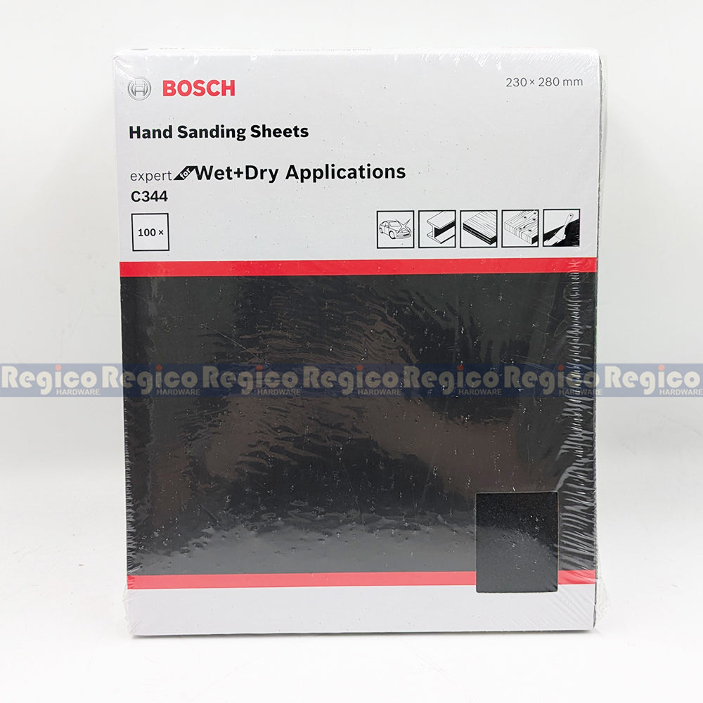 Bosch Hand Sanding Sheet Grit G60 G80 G100 G120 G150 G180 Bosch Accessories