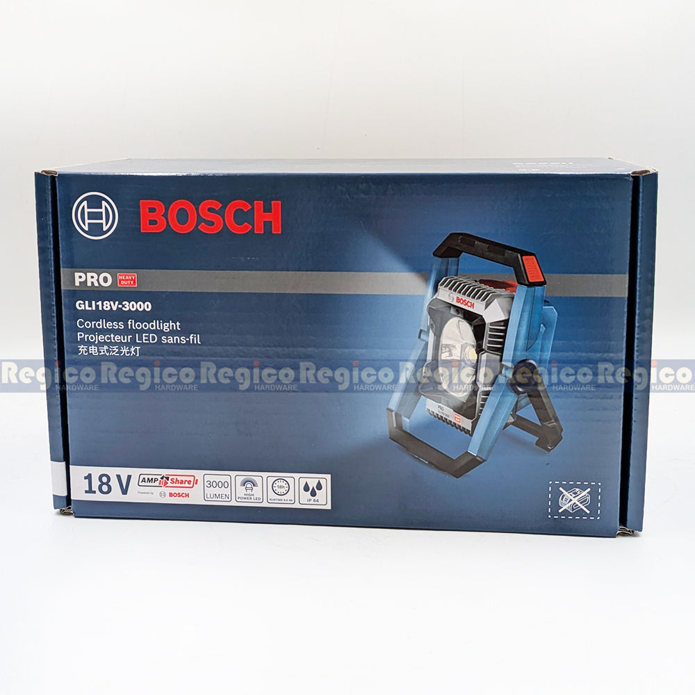 Bosch GLI 18V-3000 3000 Lumens Cordless Flood Light Bosch Cordless