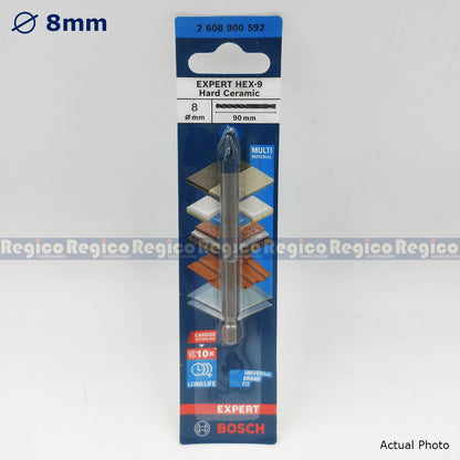 Bosch Expert Hex-9 Hard Ceramic Multimaterial Drill Bit for Impact Drill Driver  3mm 4mm 5mm 6mm 8mm 10mm 12mm Bosch Accessories