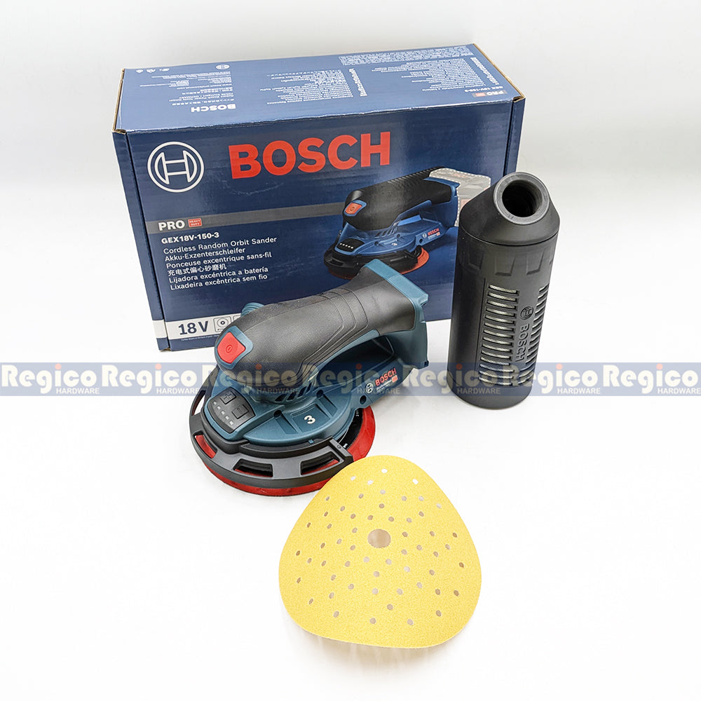 Bosch PRO GEX 18v-150-3 Cordless 6" 150mm Random Orbital Sander