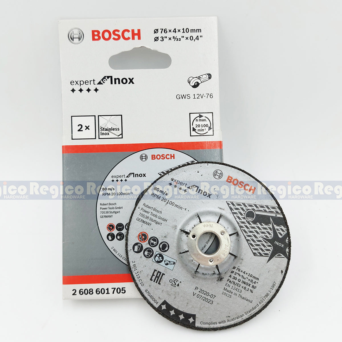 Bosch Expert for Inox 76mm 3' Grinding Disc for GWS 12v-76 Bosch Accessories