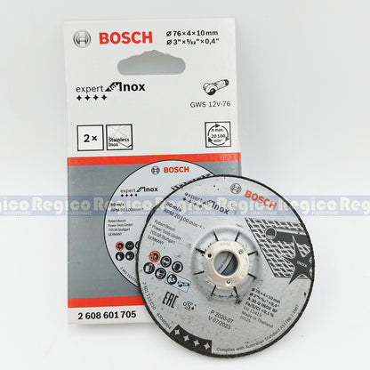 Bosch Expert for Inox 76mm 3' Grinding Disc for GWS 12v-76 Bosch Accessories