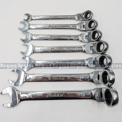 Proskit Flex Head Ratcheting Wrench Set HW-5907M