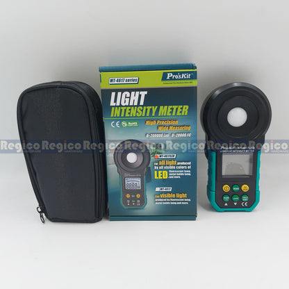 Proskit LED Light Intensity Lux Meter Photometer UV Meter UV Radiometer LCD Illuminometer Luminance Tester MT-4617
