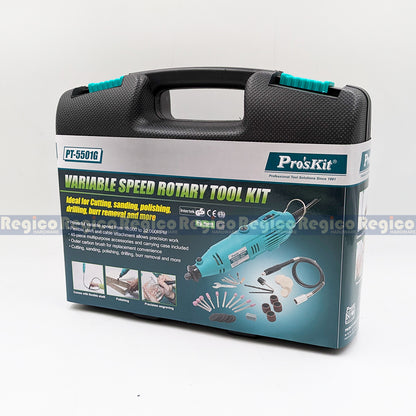 Proskit Variable Speed Rotary Tool with Flexible Shaft 40pcs Accessories set PT-5501G