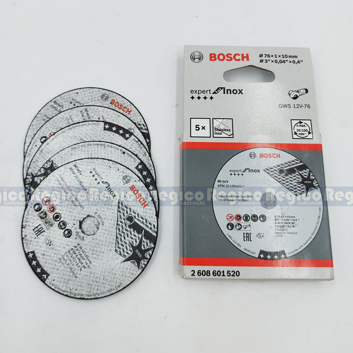 Bosch Expert for Inox 76mm 3' Cutting Disc for GWS 12v-76 Bosch Accessories