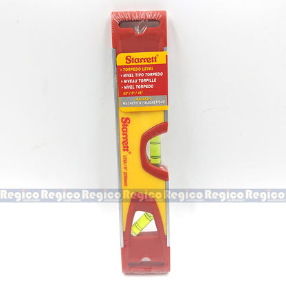 Starrett 9" Magnetic Torpedo Level #KLTS9N