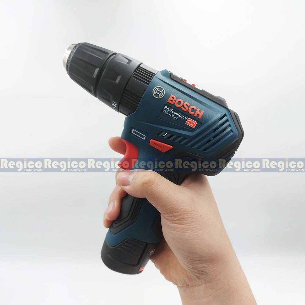 Bosch GSB 12v-30 Brushless Cordless Impact Drill Speed Selection with battery and charger Bosch Cordless 12v (SET)