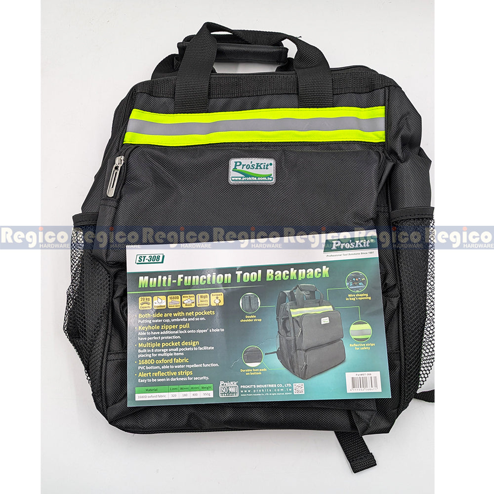 Proskit Multi-Function Tool Backpack ST-308 – PJRegico Hardware