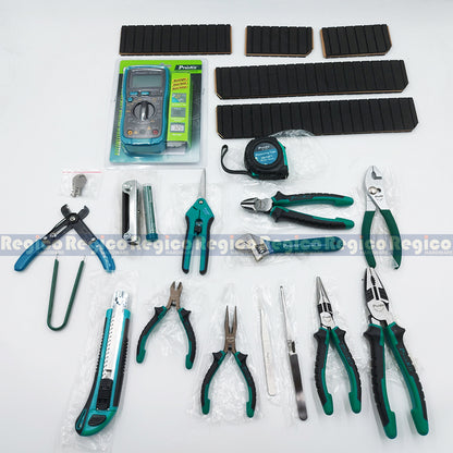 Proskit 66Pcs Electrician Repair Tool Box Set Circuit Repair Measurement Welding Repair Wiring PK-15307BM