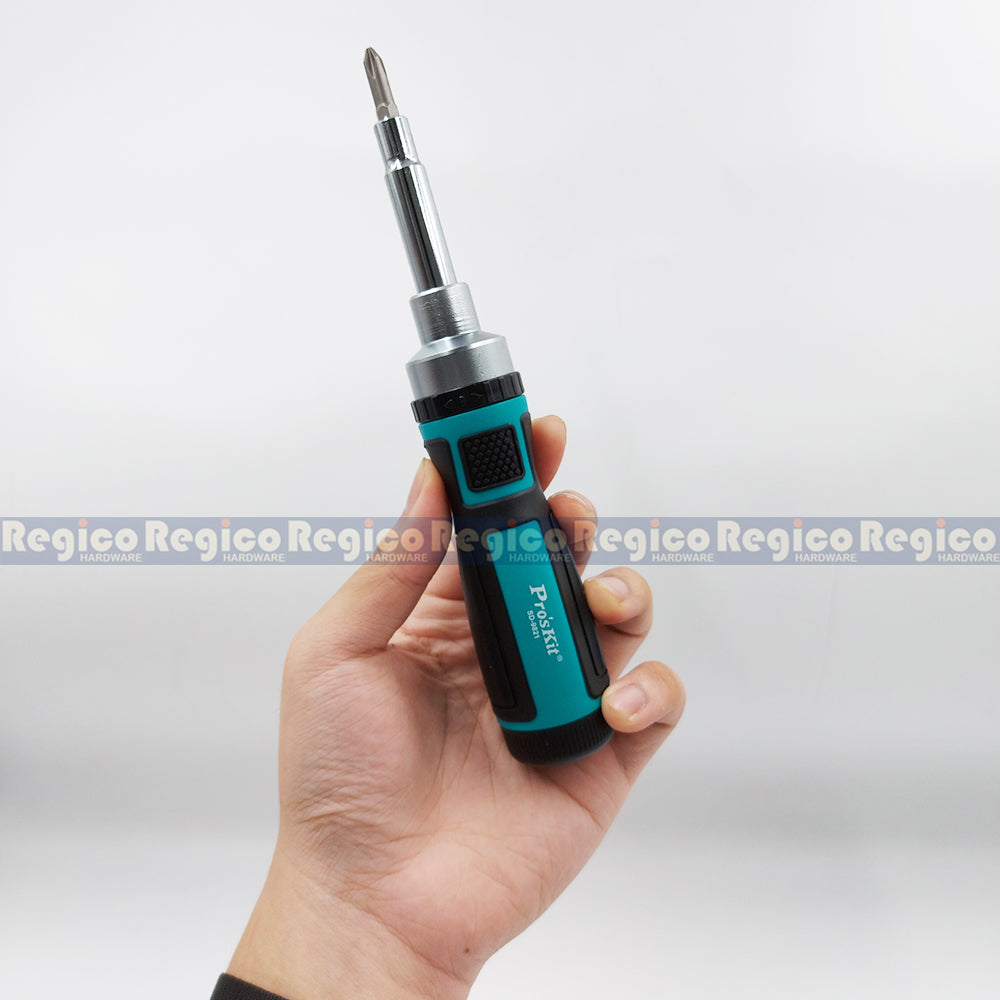 ProsKit 16 in 1 Ratchet Screwdriver Bit Set SD-9821