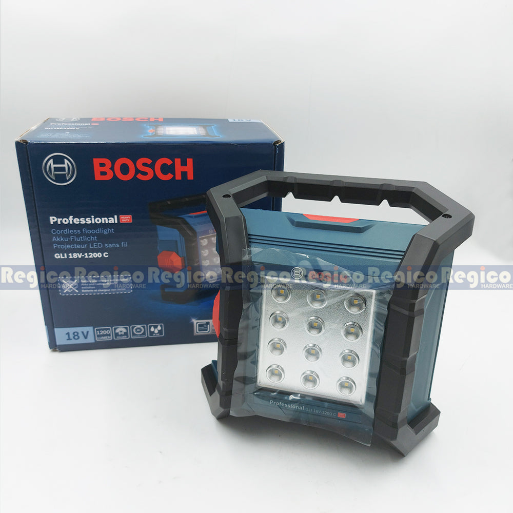 Bosch IP64 GLI 18v-1200 C Solo Splash Proof Jobsite Work light Floodlight Flood Light Flashlight Lamp Bosch Cordless