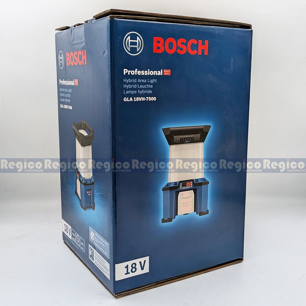 Bosch GLA 18VH-7500  7500 Lumen Hybrid Area Jobsite Worklight Lamp Bosch Cordless 18v Regico Hardware