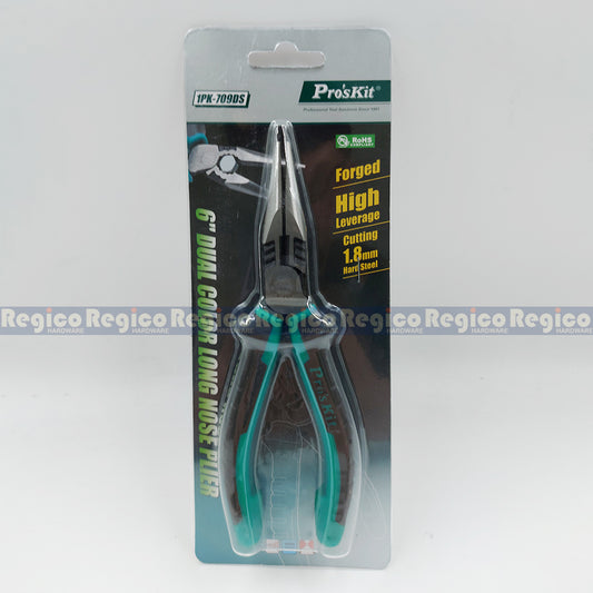 Proskit 6in Long Nose Cutting Plier Electrician Tools 1PK-709DS