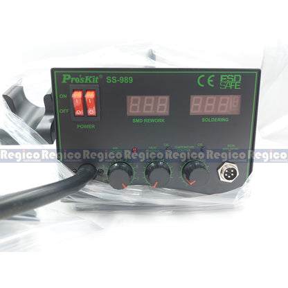 Proskit 2-in-1 SMD Hot Air Rework Soldering Station SS-989B
