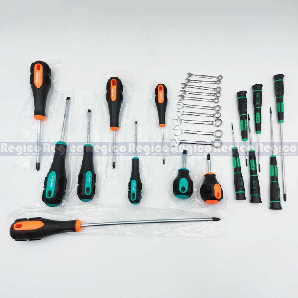 Proskit 66Pcs Electrician Repair Tool Box Set Circuit Repair Measurement Welding Repair Wiring PK-15307BM