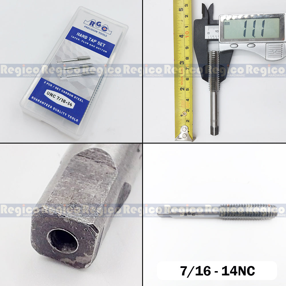RGC Imperial Carbon Steel Threaded Hand Tap Tapping Tool