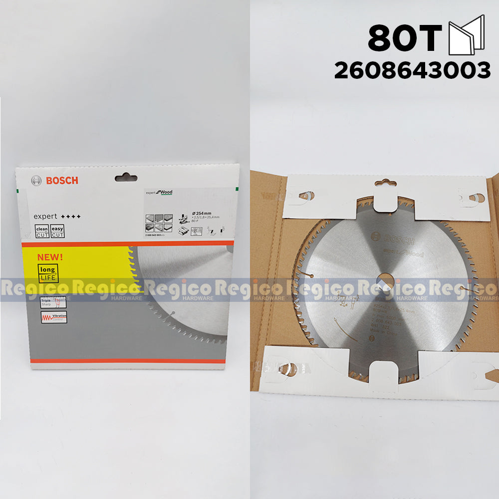 Bosch 254mm 40T 80T 10 inches Expert for wood Circular Saw Blade Bosch Accessories