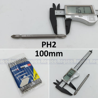 Regicocraft PH2 65mm 100mm 150mm 200mm 10pcs Philips Plus Screw Screwdriver Bit #SB265 #SB2100 #SB2150 #SB2200