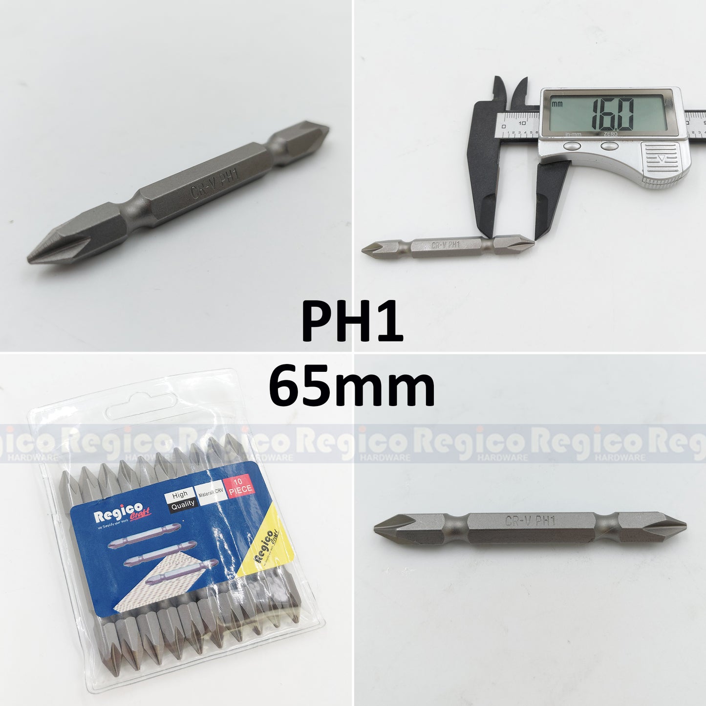 Regicocraft PH1 65mm 100mm 10pcs Philips Plus Screw Screwdriver Bit #SB165 #SB1100