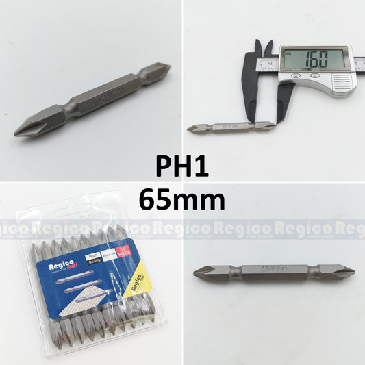Regicocraft PH1 65mm 100mm 10pcs Philips Plus Screw Screwdriver Bit #SB165 #SB1100