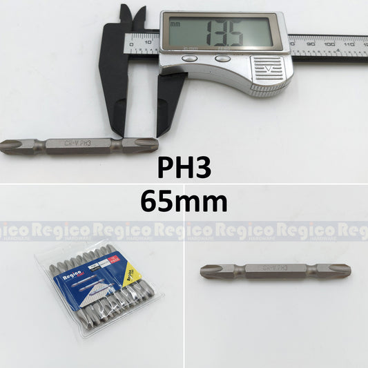 Regicocraft PH3 65mm 10pcs Philips Plus Screw Screwdriver Bit #SB365