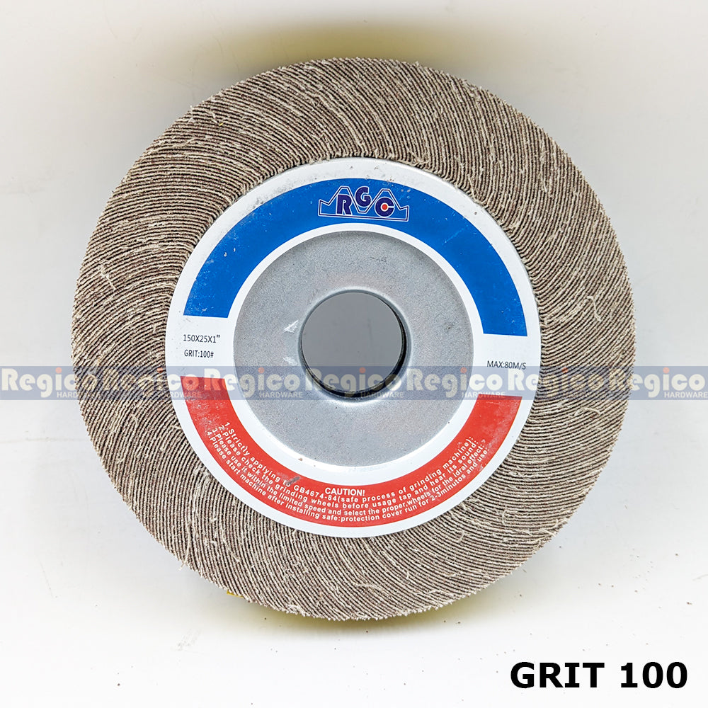 RGC  5" 150mm Non Woven Flap Wheel Grit 60 80 100 120