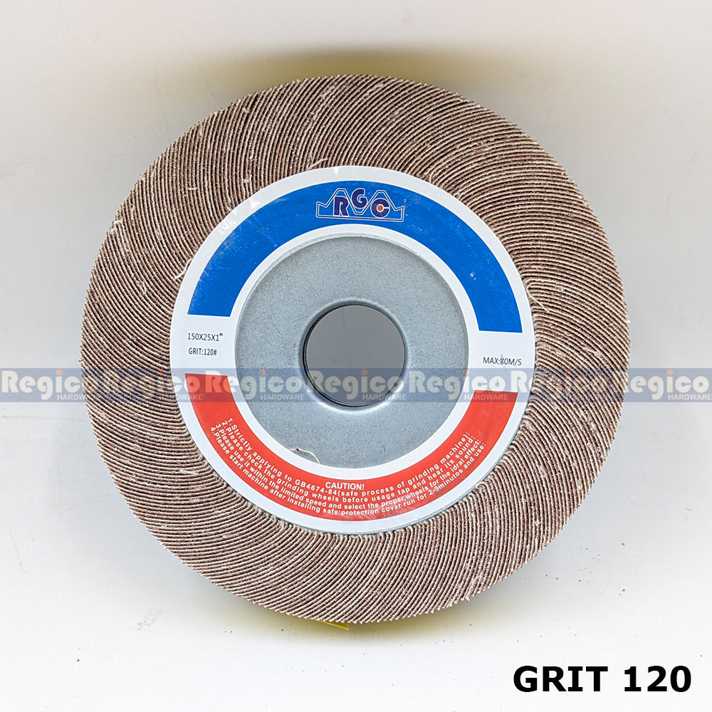 RGC  5" 150mm Non Woven Flap Wheel Grit 60 80 100 120