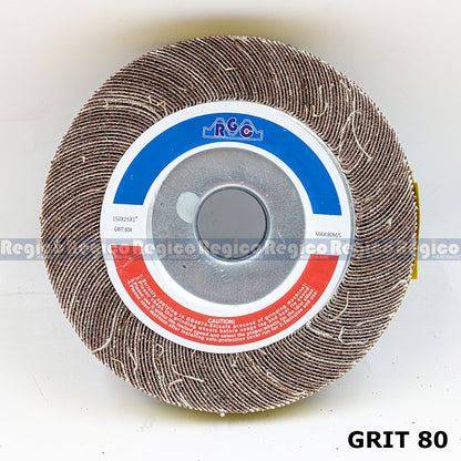 RGC  5" 150mm Non Woven Flap Wheel Grit 60 80 100 120
